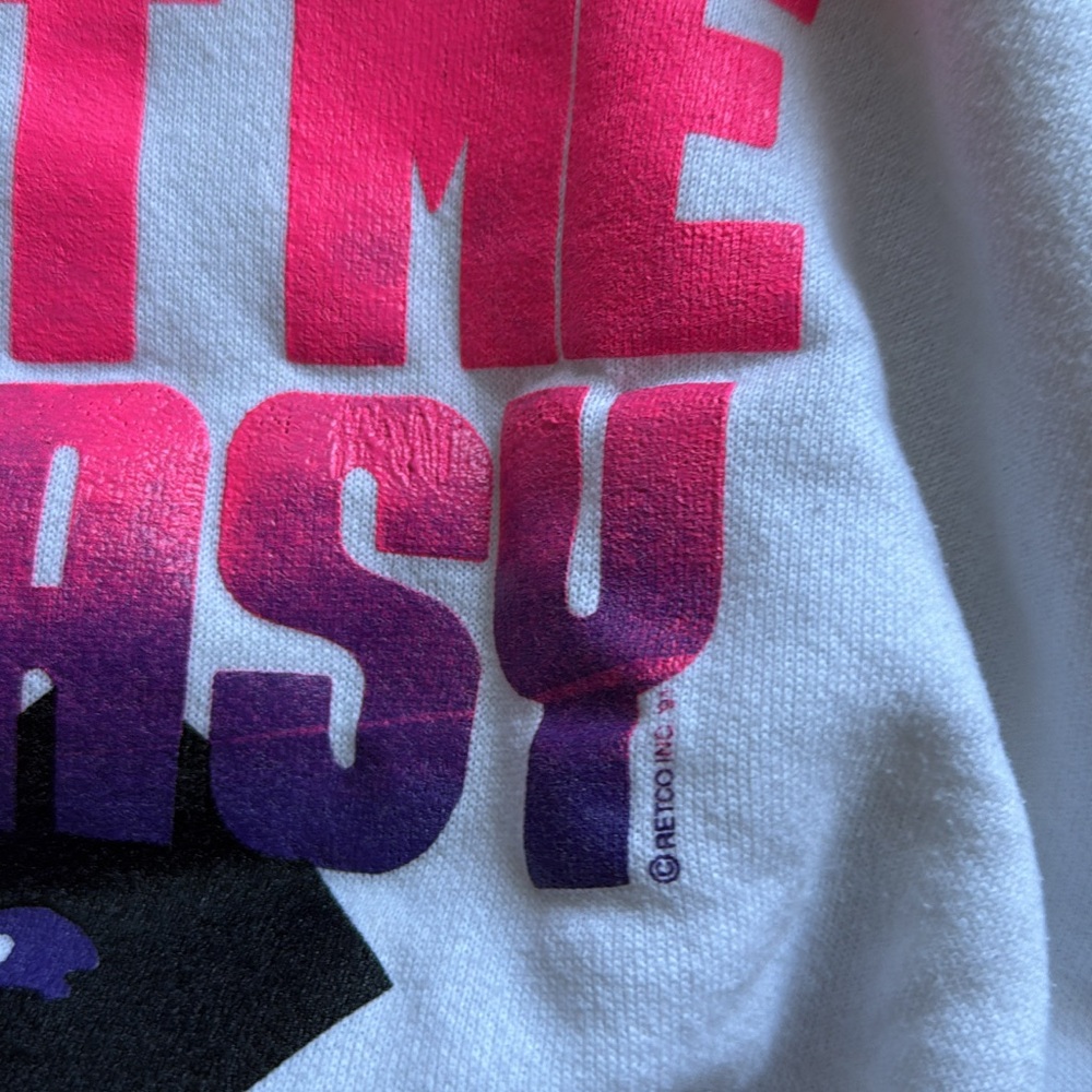 vintage vtg rare ski crewneck Breckinridge “trust me its easy…not” sweatshirt L - Picture 4 of 5